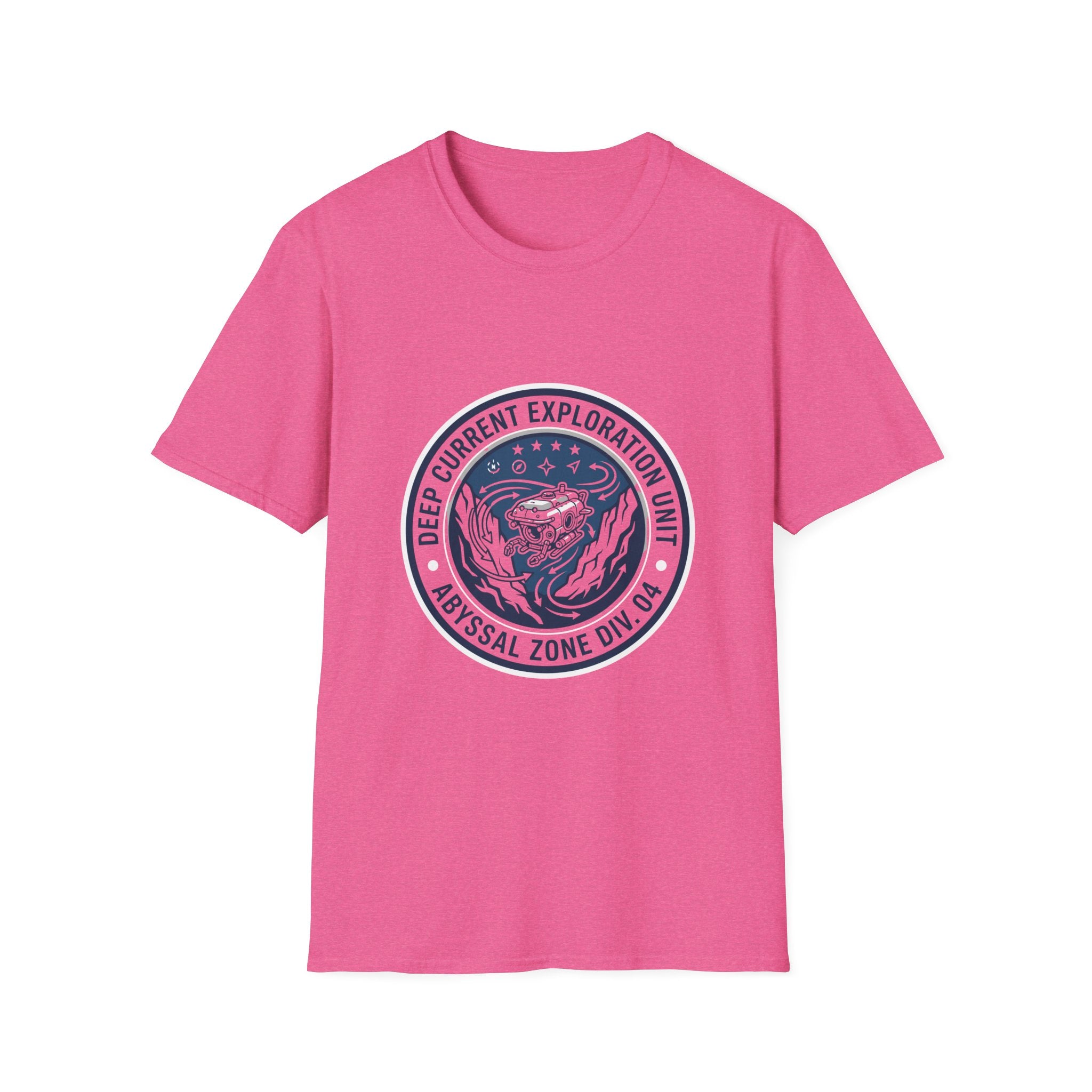 T-Shirt — Deep Current Exploration Unit 'Abyssal Zone' Ocean Patch Tee