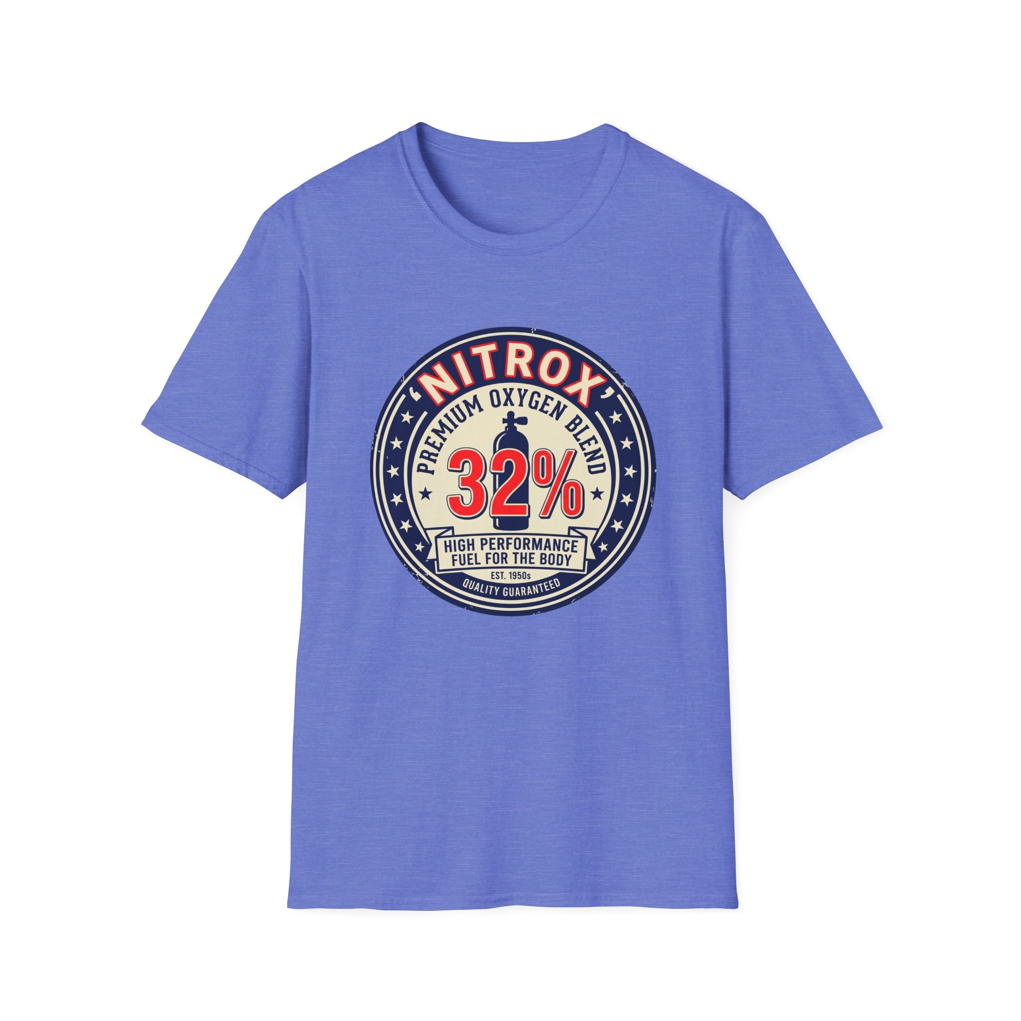 Nitrox 32% Dive T-Shirt — Premium Scuba Diving Oxygen Blend Tee