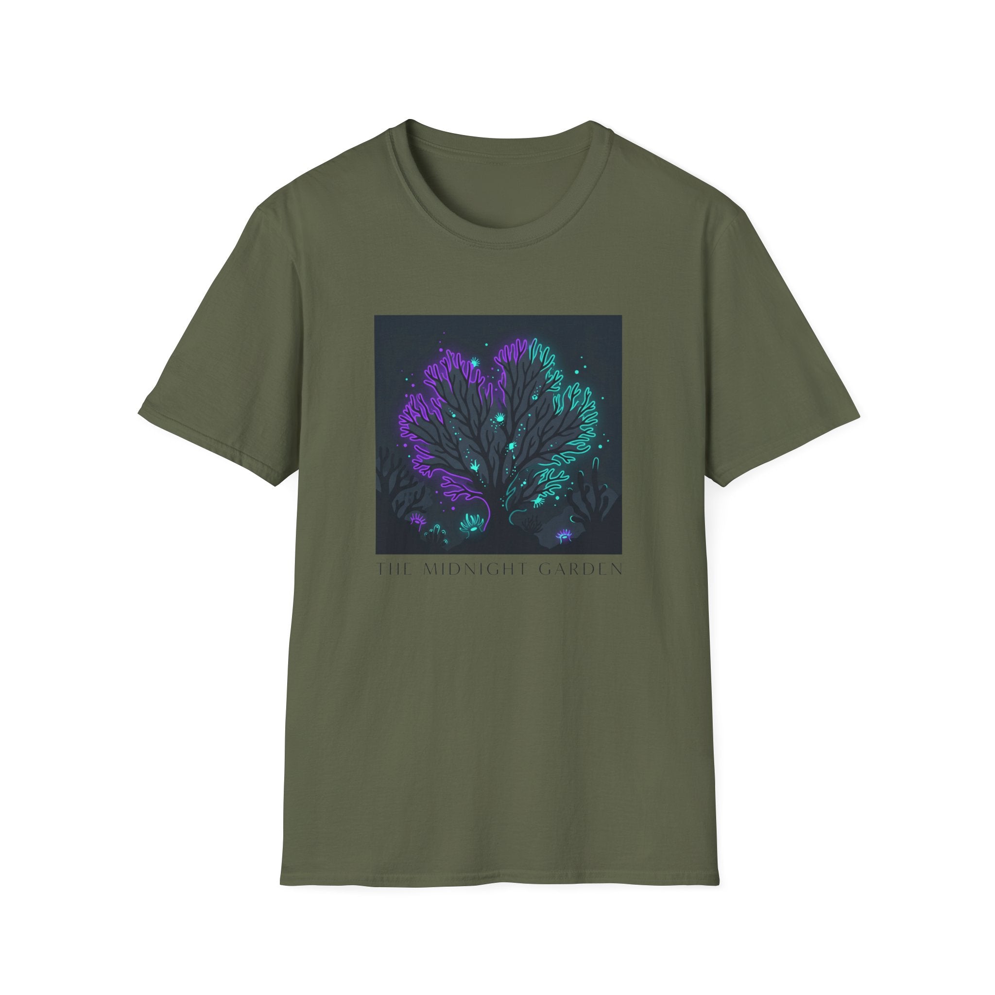 Moonlight Ginkgo T-Shirt — Night Garden Floral Tee