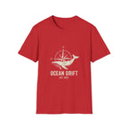 Ocean Drift Whale Compass T-Shirt — Nautical Adventure Graphic Tee