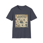 Treasure Fleet T-Shirt — 1715 Spanish Shipwreck Map Vintage Dive Tee