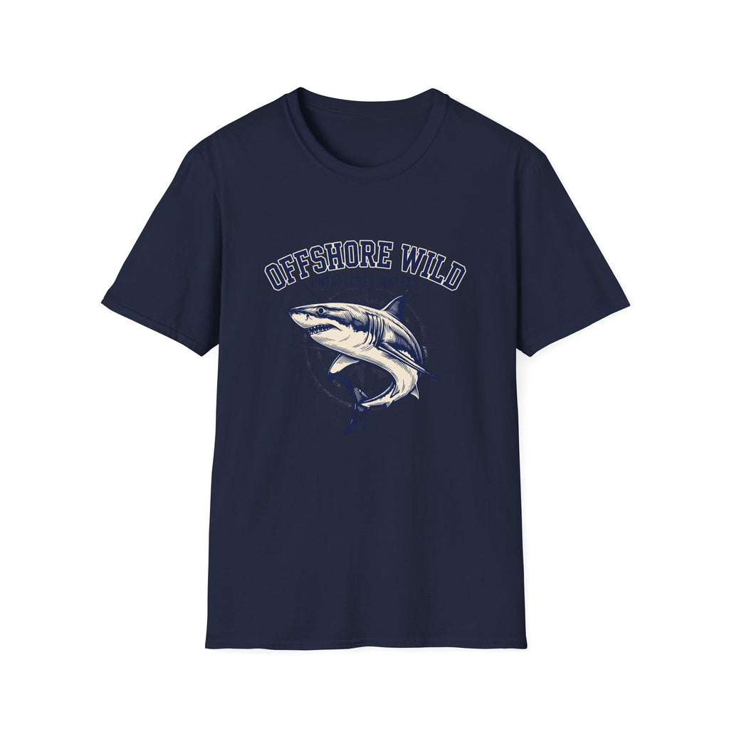 Shark Tee – "Offshore Wild" Graphic Fishing T-Shirt
