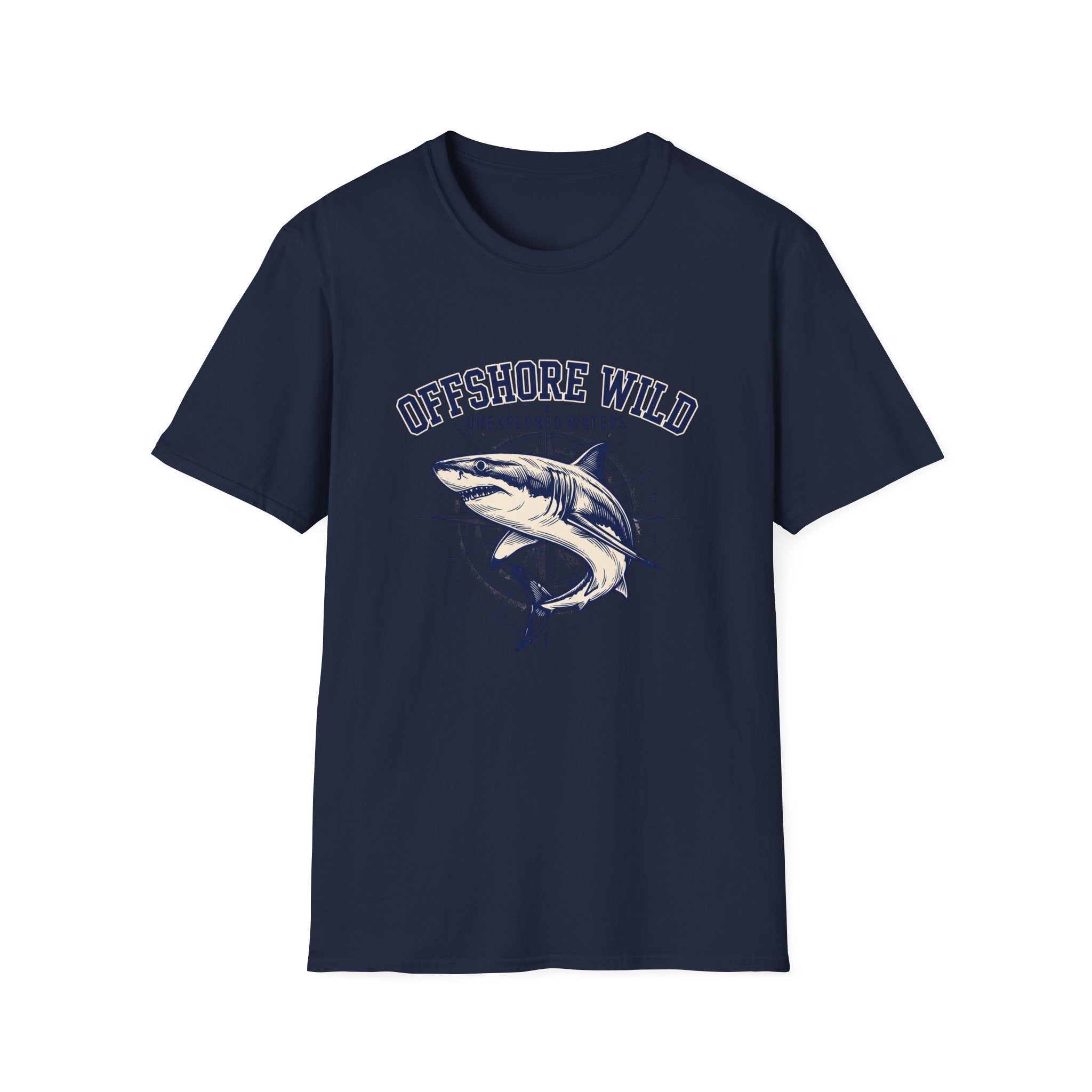 Shark Tee – "Offshore Wild" Graphic Fishing T-Shirt