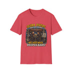 Scuba Divers Don’t Get Older We Just Need Deeper Bars T-Shirt — Funny Diver Tee for Scuba Enthusiasts