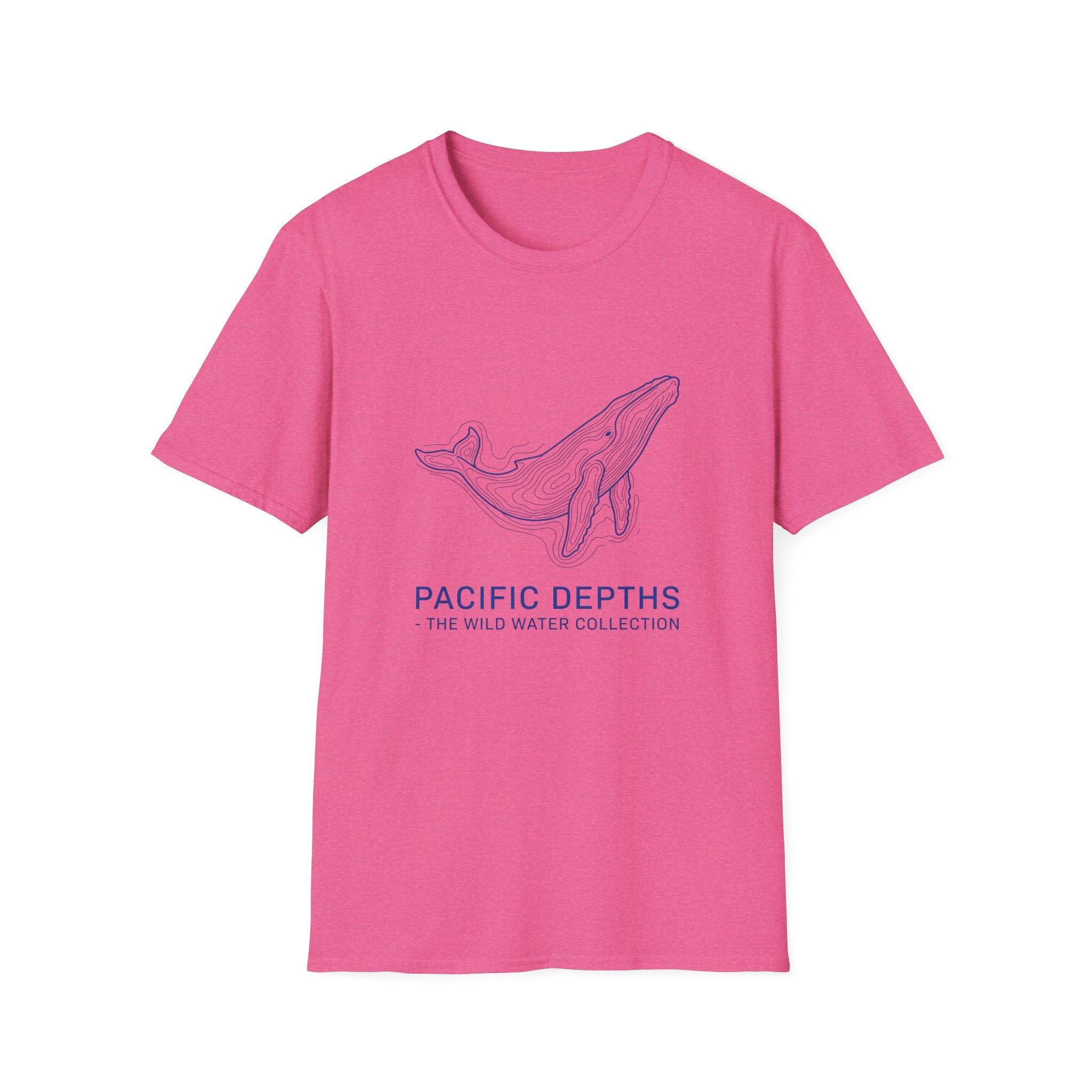 Whale Graphic T-Shirt — "Pacific Depths" Coastal Marine Tee