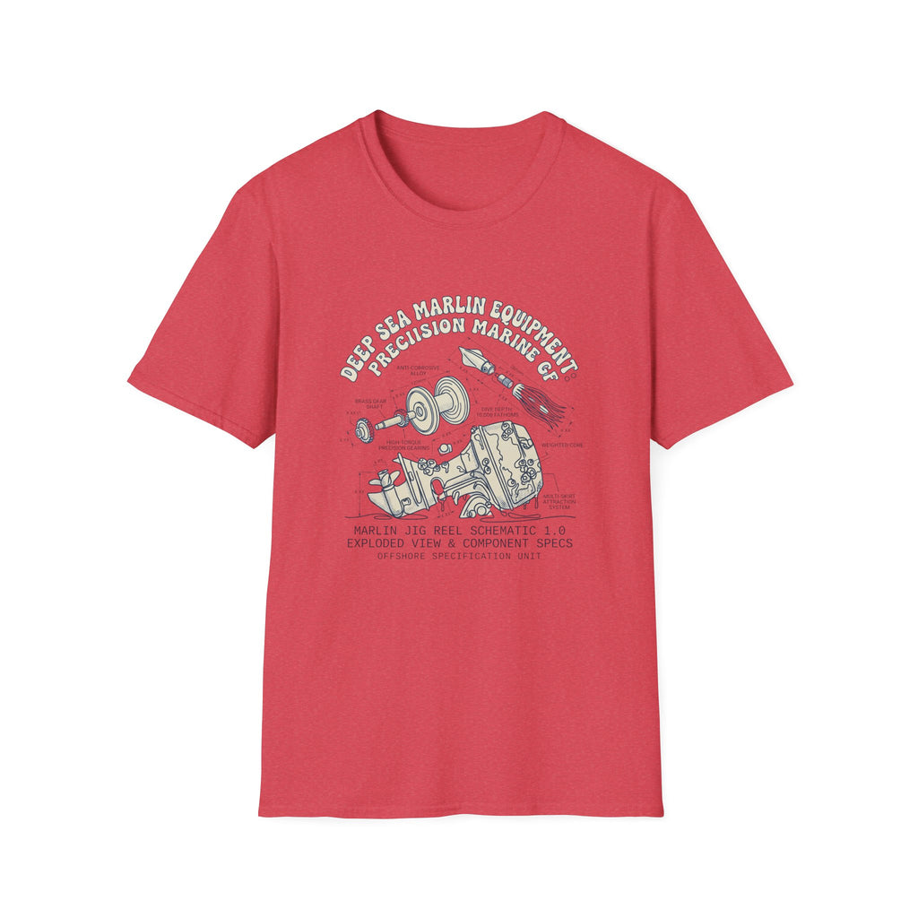 Vintage Space Capsule Diagram T-Shirt — Apollo Rocket Science Illustration Tee