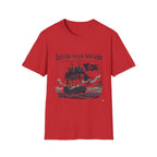 Teach's Hole Ocracoke, North Carolina T-Shirt — Blackbeard Pirate Ship Coastal Souvenir