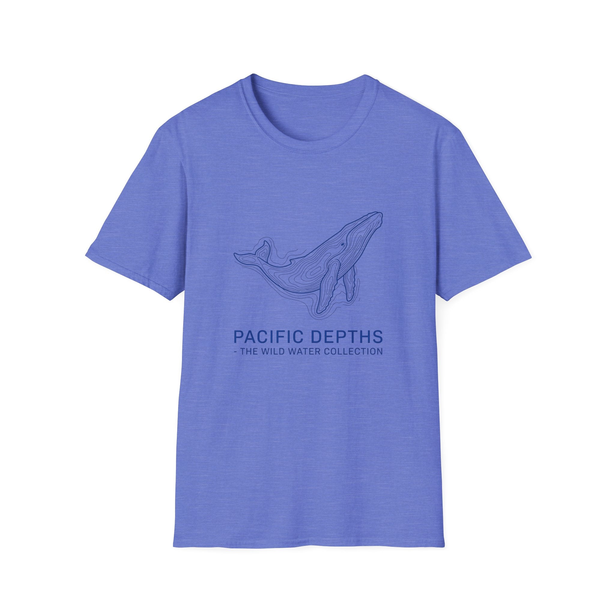 Whale Graphic T-Shirt — "Pacific Depths" Coastal Marine Tee