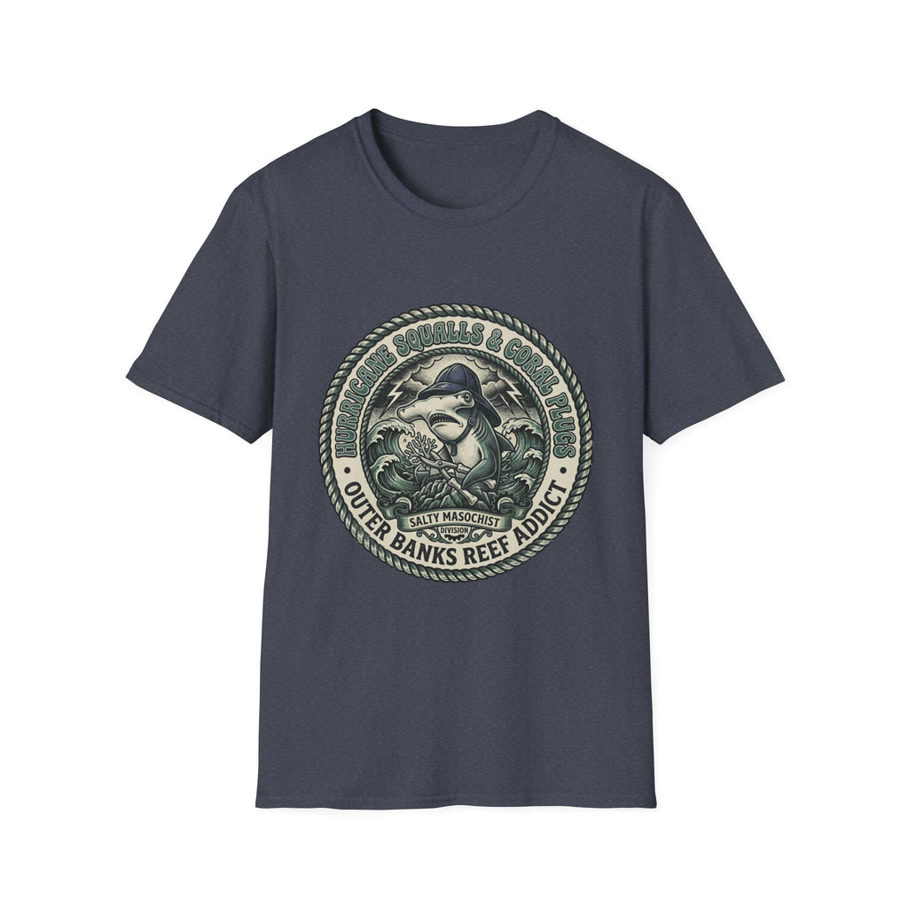 Outer Banks Reef Addict T-Shirt — Vintage Surf & Ocean Conservation Tee