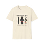 Equipped for the Abyss Scuba Gear T-Shirt — Technical Diving Tools Tee