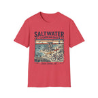 Saltwater & Carolina Skies T-Shirt — Outer Banks Vintage Beach Tee