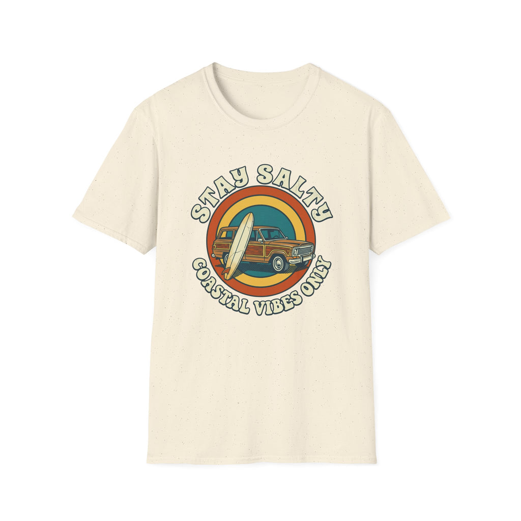 Stay Salty Surf Truck T-Shirt — Coastal Vibes Only Vintage Tee
