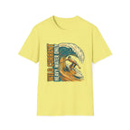Surf Wave T-Shirt – "Wild Current Heavy Water Only" Graphic Tee