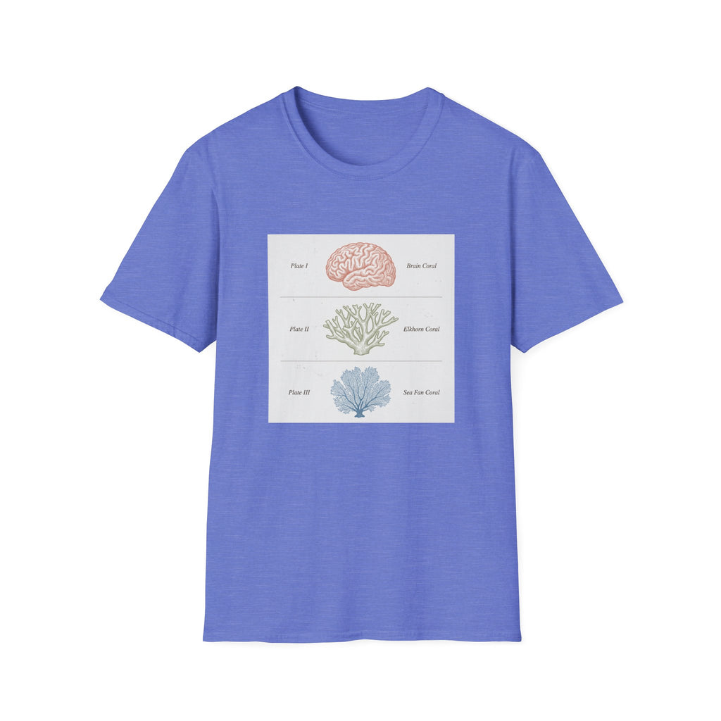 Brain, Coral, Sea Life T-Shirt – "Plant It, Grow It, Love It" Ocean Anatomy Tee
