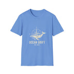 Ocean Drift Whale Compass T-Shirt — Nautical Adventure Graphic Tee