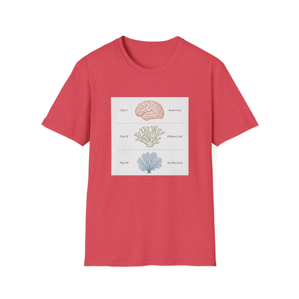 Brain, Coral, Sea Life T-Shirt – "Plant It, Grow It, Love It" Ocean Anatomy Tee