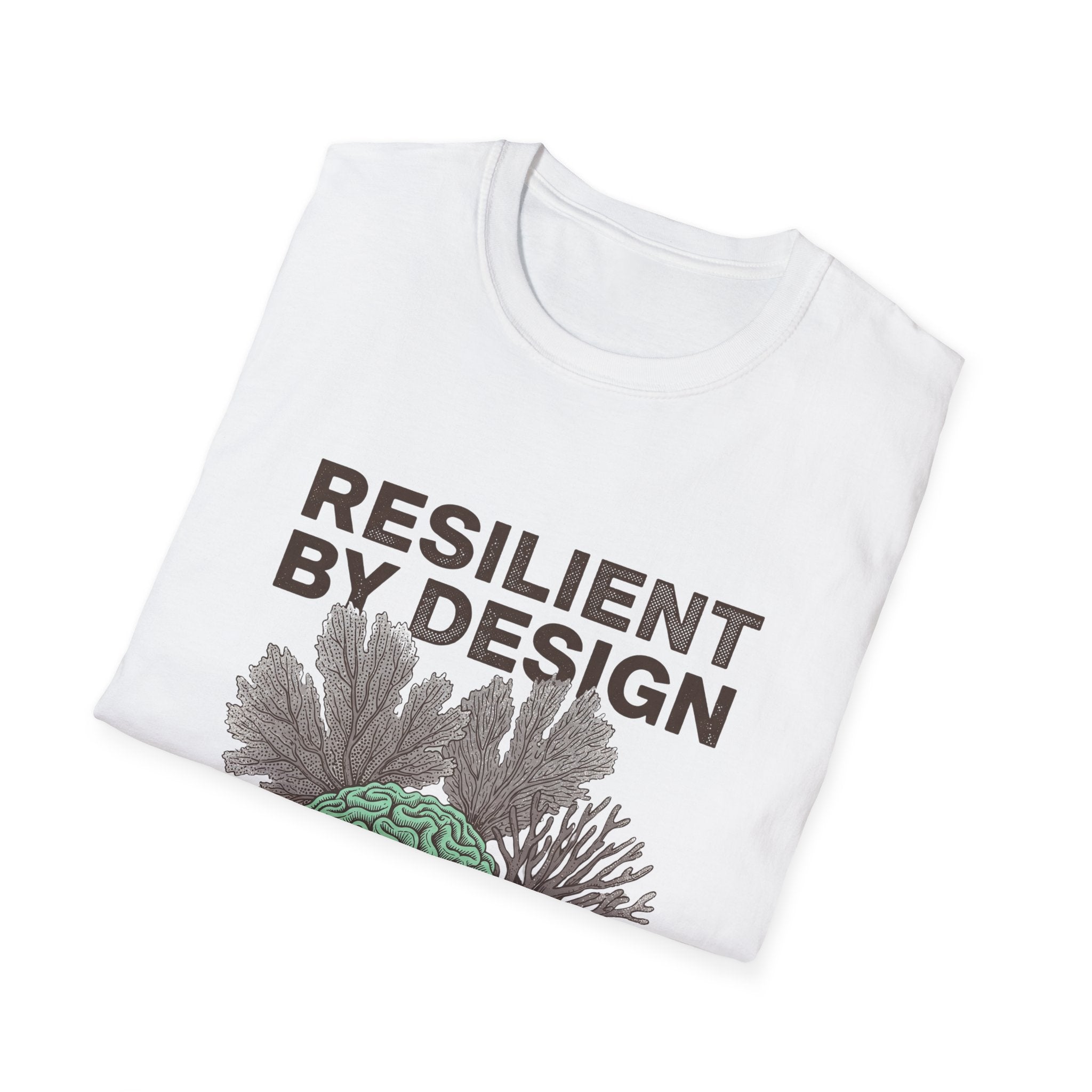 T-shirt « Resilient By Design » Corail — T-shirt pour la conservation des océans