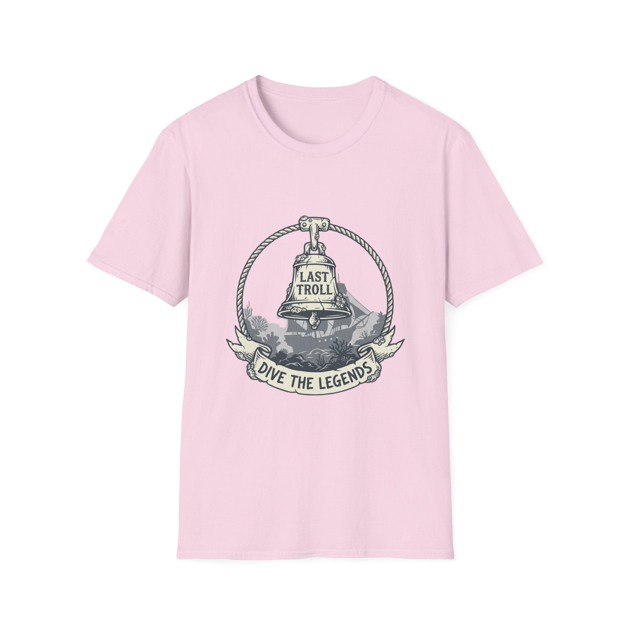 T-Shirt — 'Last Troll' Nautical Dive Badge Tee (Dive the Legends)