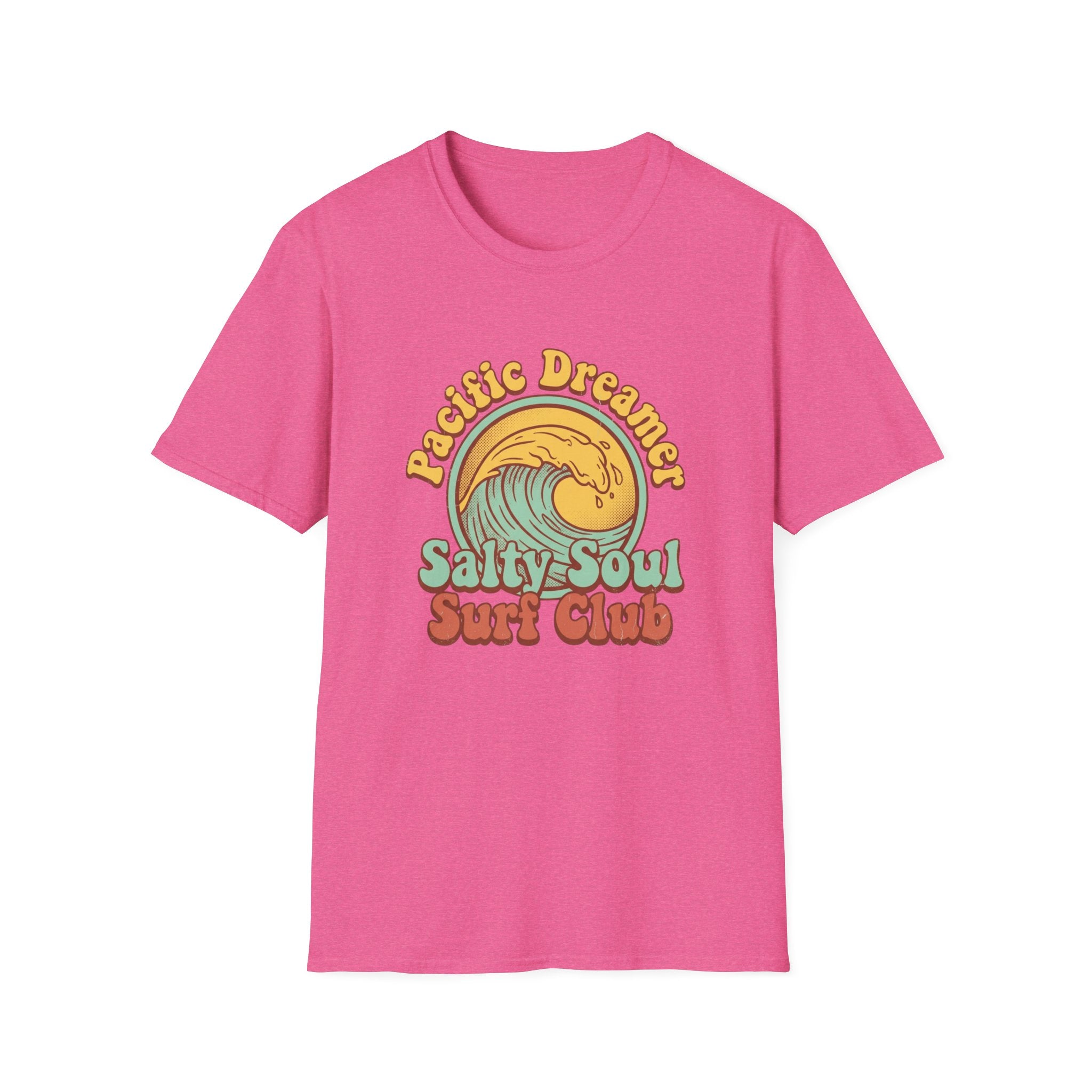Salty Soul Surf Club T-Shirt — Retro 'Petite Dreamer' Wave Graphic