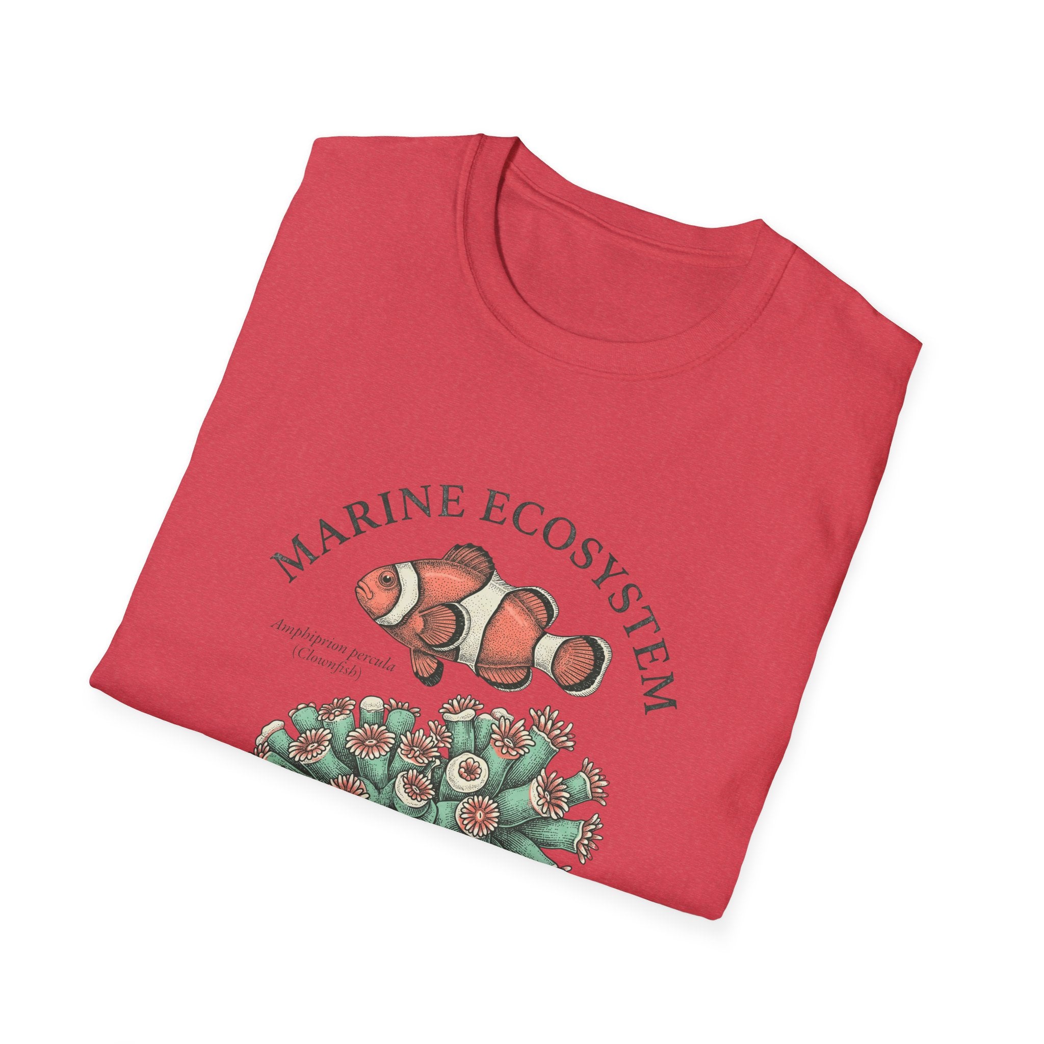 Marine Ecosystem Clownfish & Coral T-Shirt