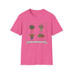 Plant Lover T-Shirt — Botanical Pots Design (Succulent & Cactus)