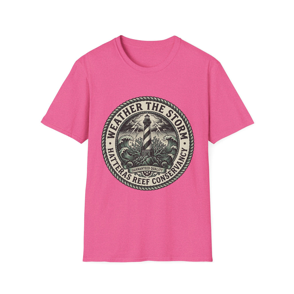 Weather the Storm Lighthouse T-Shirt — Coastal Conservation Graphic Tee