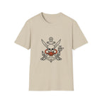 Pirate Skull Anchor T-Shirt — “The Briney Deep” Nautical Crew Tee