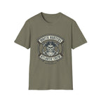 Wreck Hunters Atlantic Crew T‑Shirt — Pirate Skull & Anchor Nautical Graphic Tee