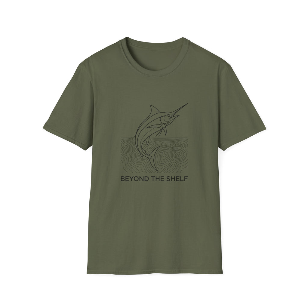 Shoreline Marlin Graphic T-Shirt – Vintage Wave Fishing Tee