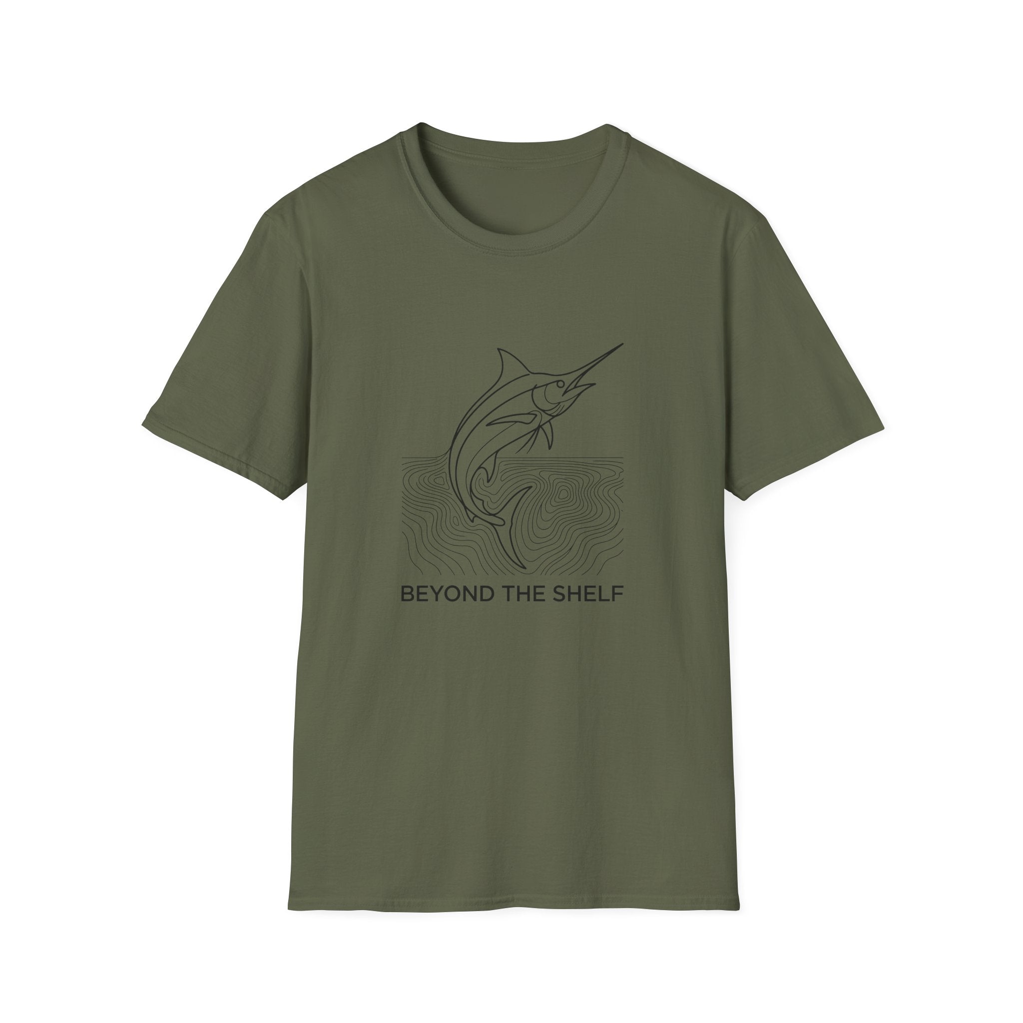 Shoreline Marlin Graphic T-Shirt – Vintage Wave Fishing Tee