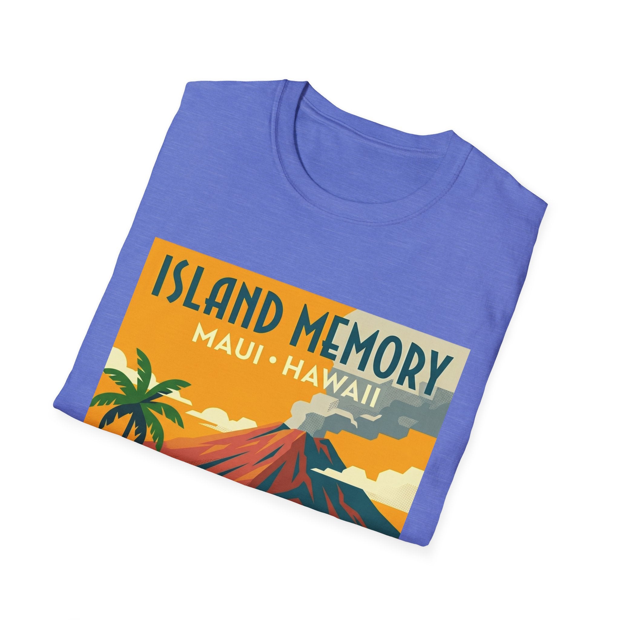 T-Shirt — Island Memory Maui Hawaii Vintage Travel Poster Design