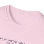 Ocean Current Map T-Shirt — 'Theory of Living with Currents' Nautical Graphic Tee