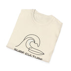 Surf Culture T-Shirt – Minimal Wave Graphic Tee