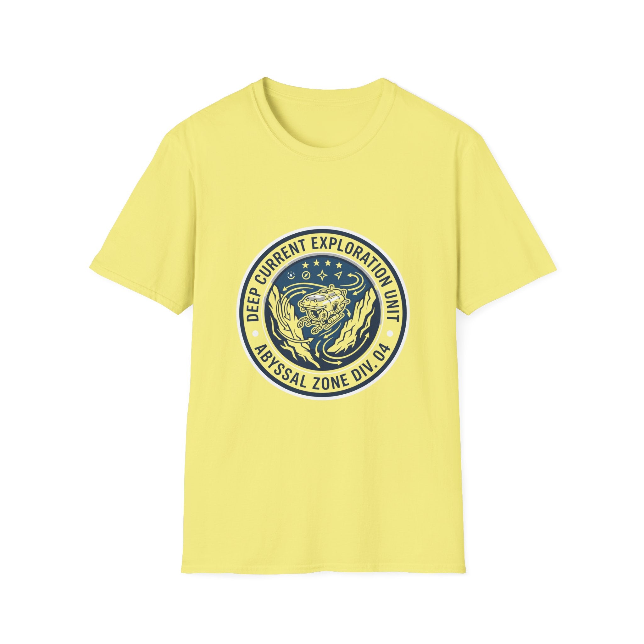 T-Shirt — Deep Current Exploration Unit 'Abyssal Zone' Ocean Patch Tee