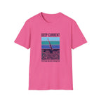 Deep Current Graphic T-Shirt — 'Pressure Builds Character' Ocean Diver Tee