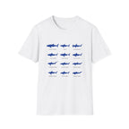 Shark Species Chart T-Shirt – Illustrated Blue Sharks Tee