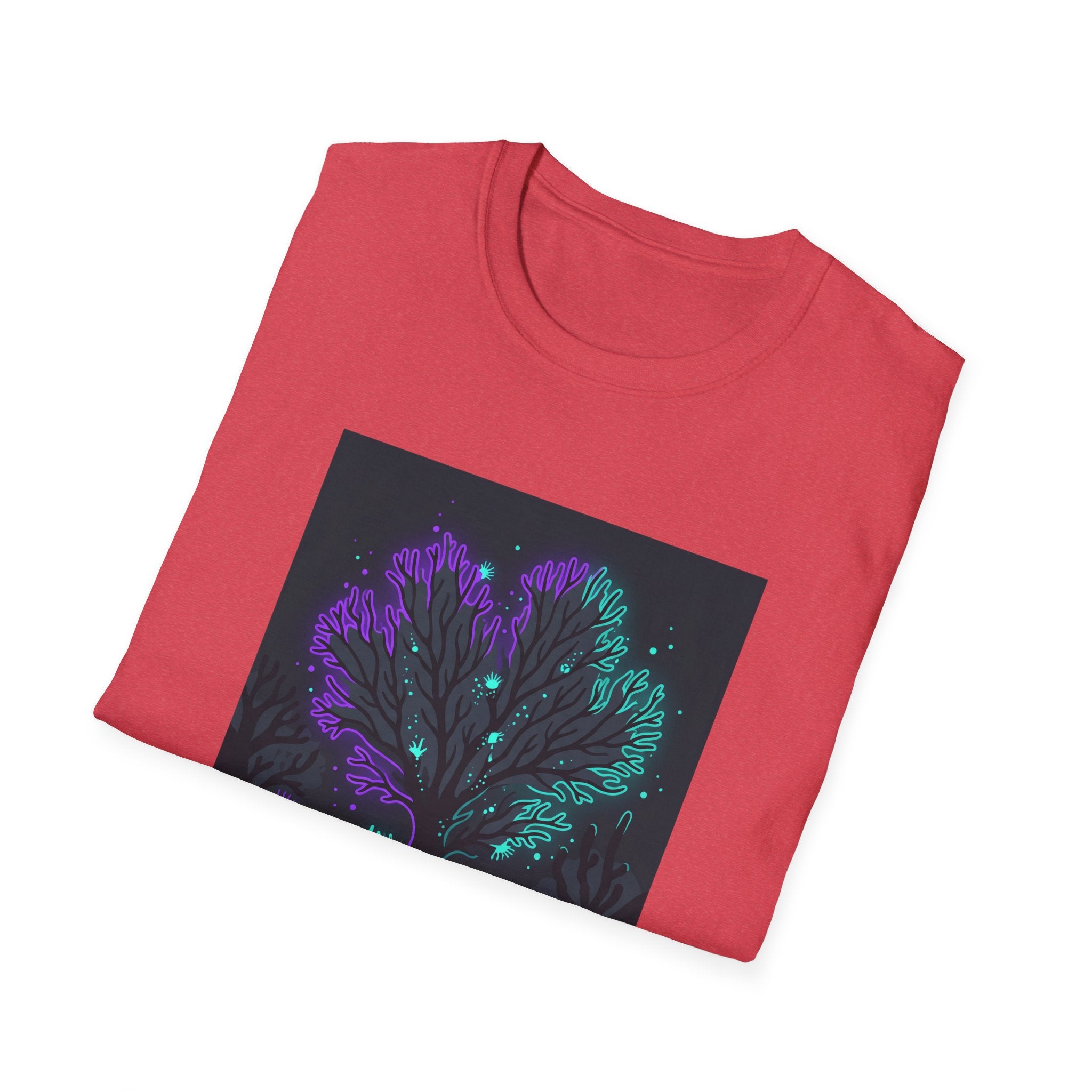 T-shirt Ginkgo clair de lune — Tee-shirt floral Jardin nocturne