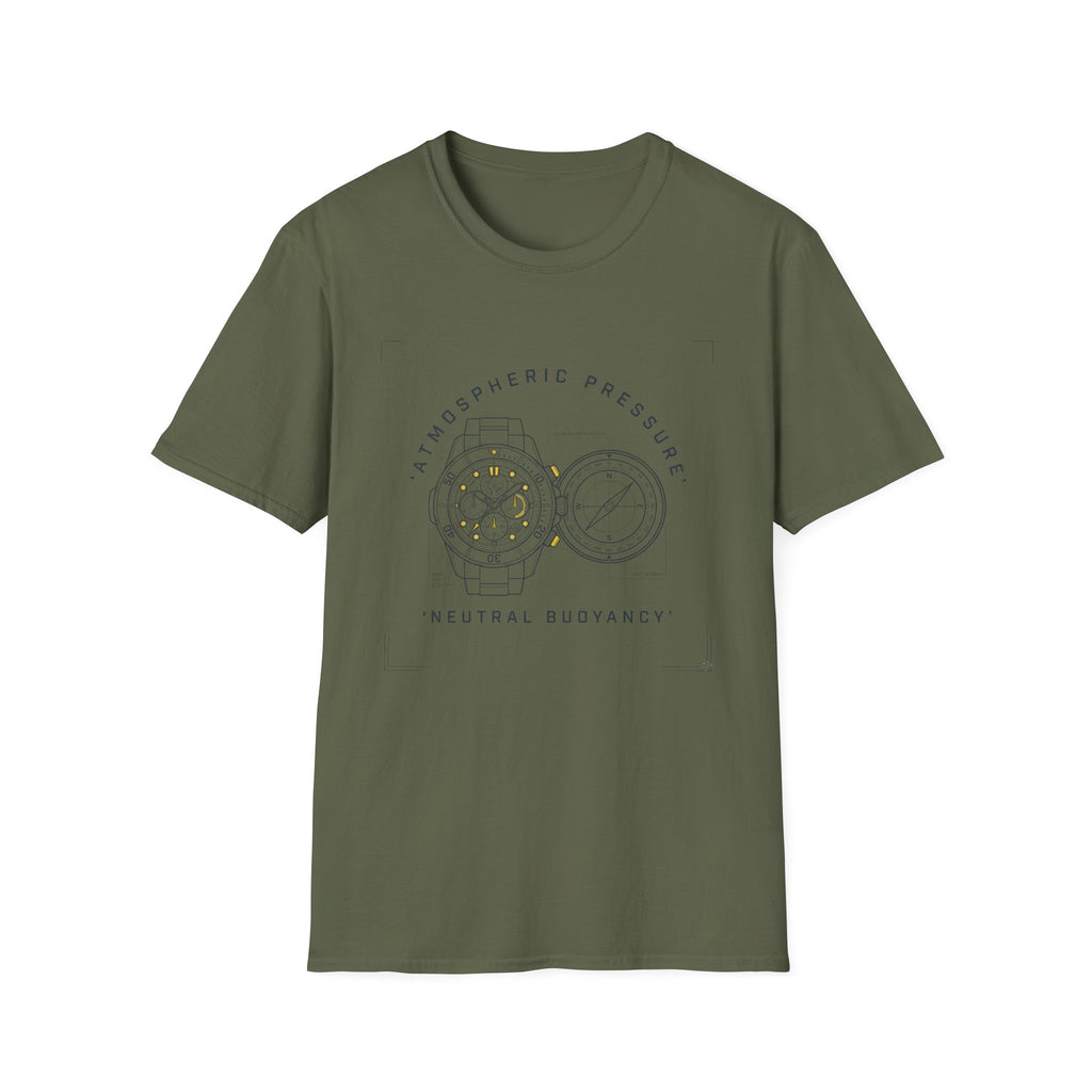 Atmospheric Pressure Diagram T-Shirt — Neutral Buoyancy Science Tee