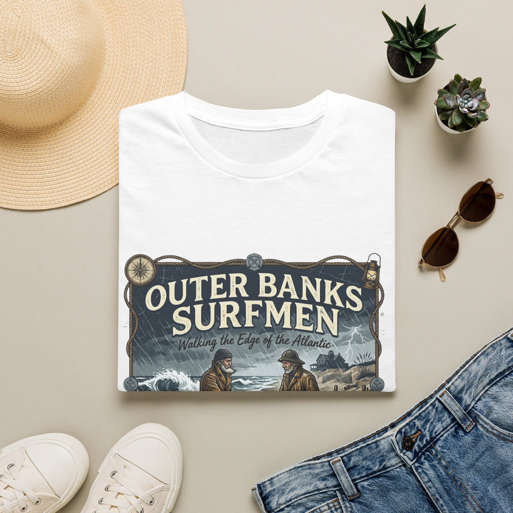 Outer Banks Surfmen T-Shirt — Vintage Coast Rescue Design