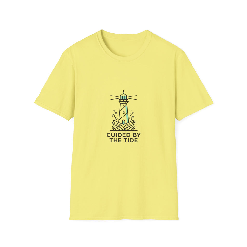 Lighthouse 'Guided by the Tide' Graphic T-Shirt