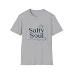 Salty Soul Beach T-Shirt — Nautical Sun & Wave Graphic Tee
