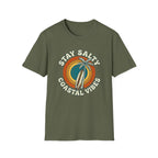 Stay Salty Coastal Vibes T-Shirt — Retro Palm Beach Graphic Tee