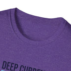 T-shirt graphique Deep Current — T-shirt de plongeur océanique « La pression forge le caractère »