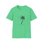 Palm Tree Graphic T-Shirt — Minimal Coastal Vibe (The California Dream)