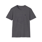 Island Map T-Shirt — Minimal Nautical Compass Tee