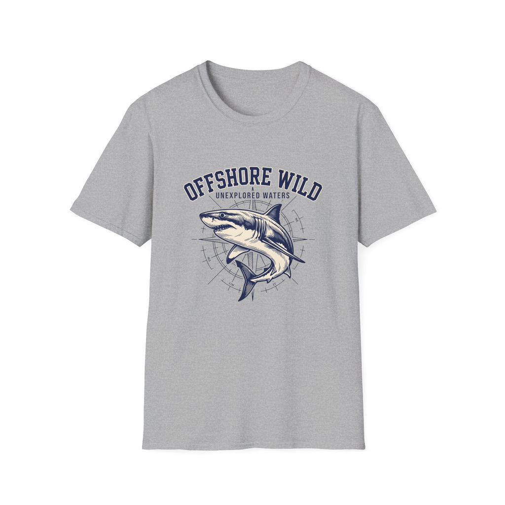 Shark Tee – "Offshore Wild" Graphic Fishing T-Shirt