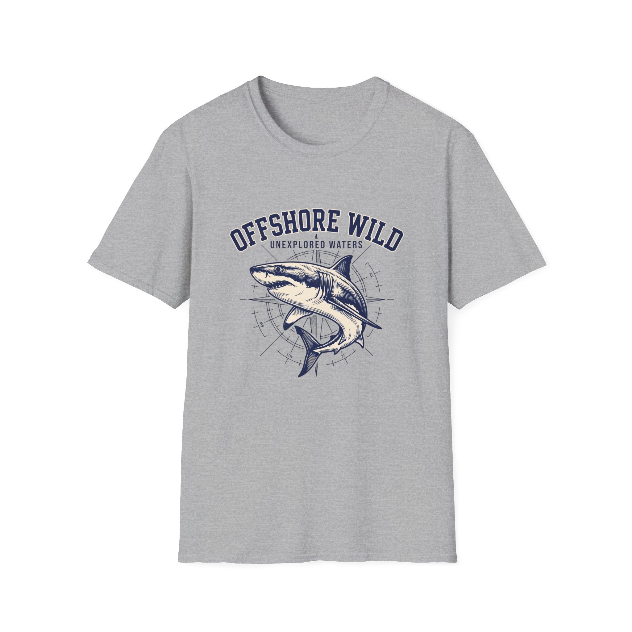 Shark Tee – "Offshore Wild" Graphic Fishing T-Shirt