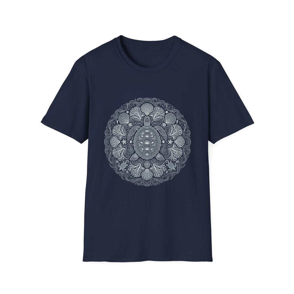 T-Shirt — Intricate Mandala Turtle Graphic Tee