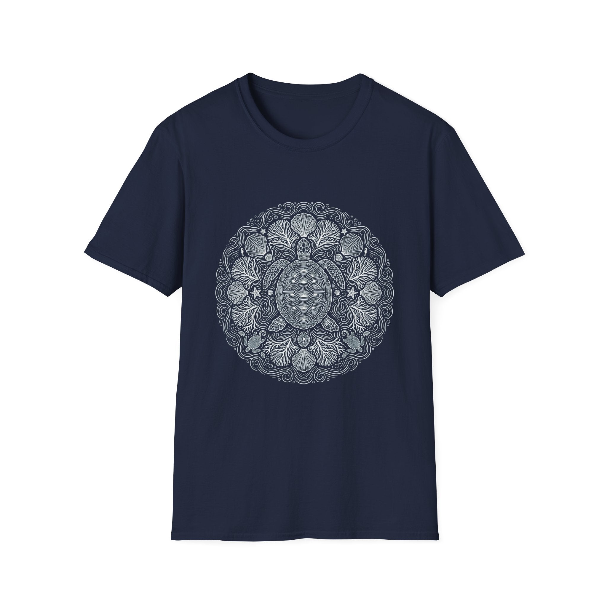 T-Shirt — Intricate Mandala Turtle Graphic Tee