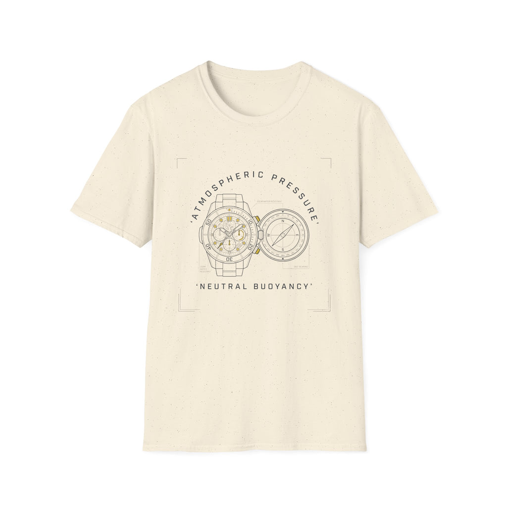 Atmospheric Pressure Diagram T-Shirt — Neutral Buoyancy Science Tee